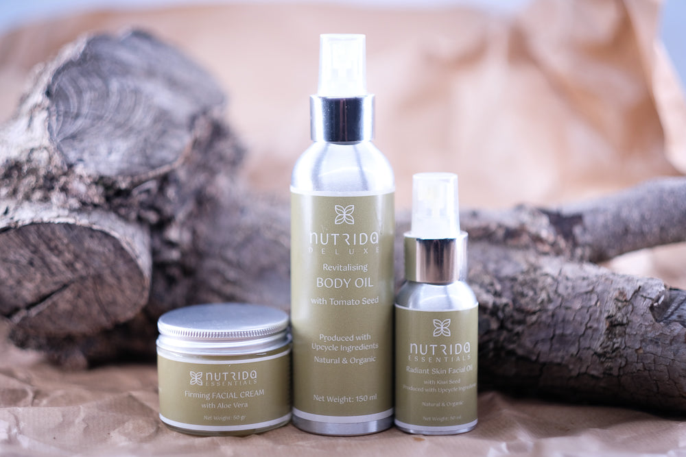 Nutrida Essentials Upcycle: Upcycling Waste Solutions on Skincare