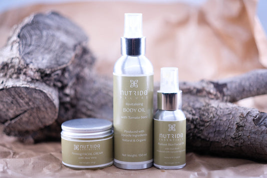 Nutrida Essentials Upcycle: Upcycling Waste Solutions on Skincare