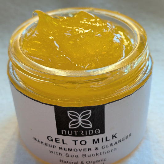 Gel to Milk Makeup Remover & Cleanser with Seabuckthorn