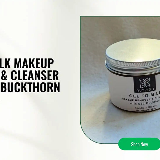 Gel to Milk Makeup Remover &amp; Cleanser with Sea Buckthorn by@Outfy