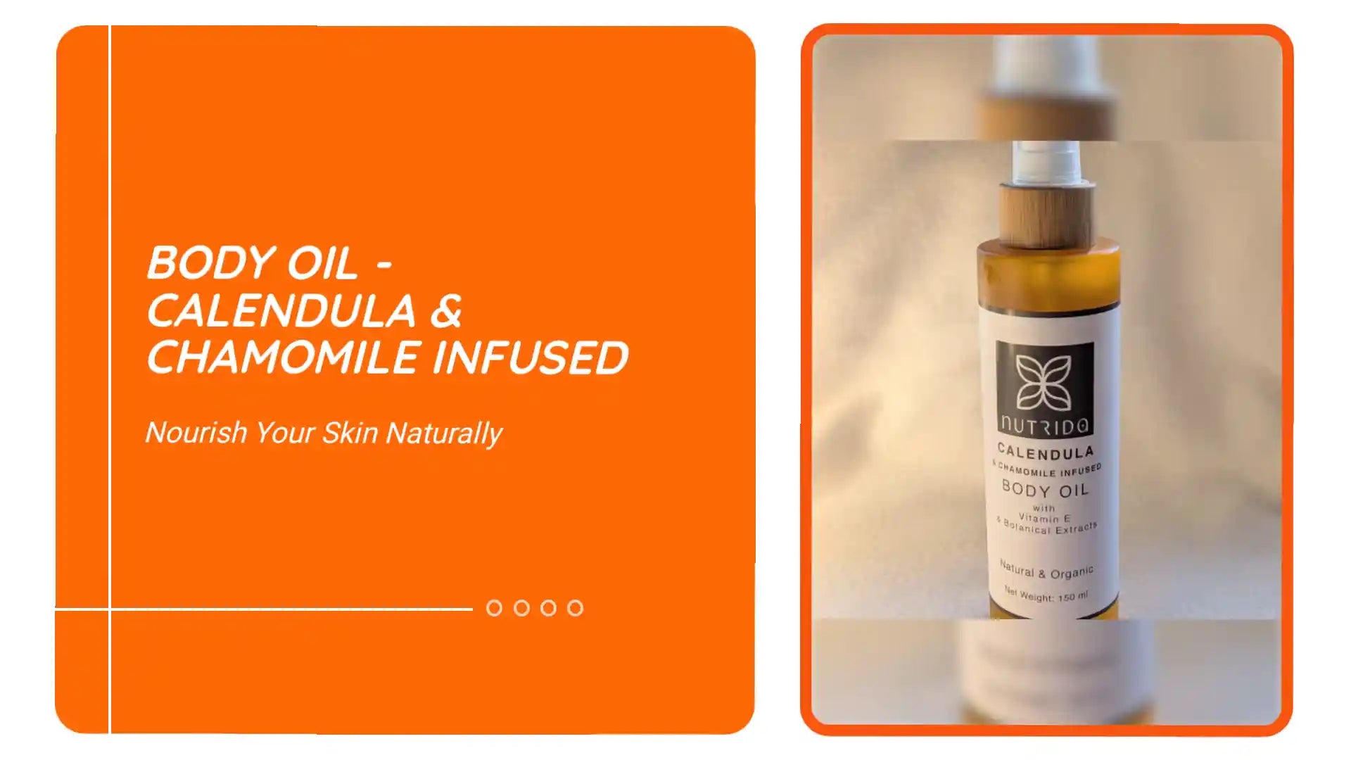 Body Oil - Calendula &amp; Chamomile Infused by@Outfy