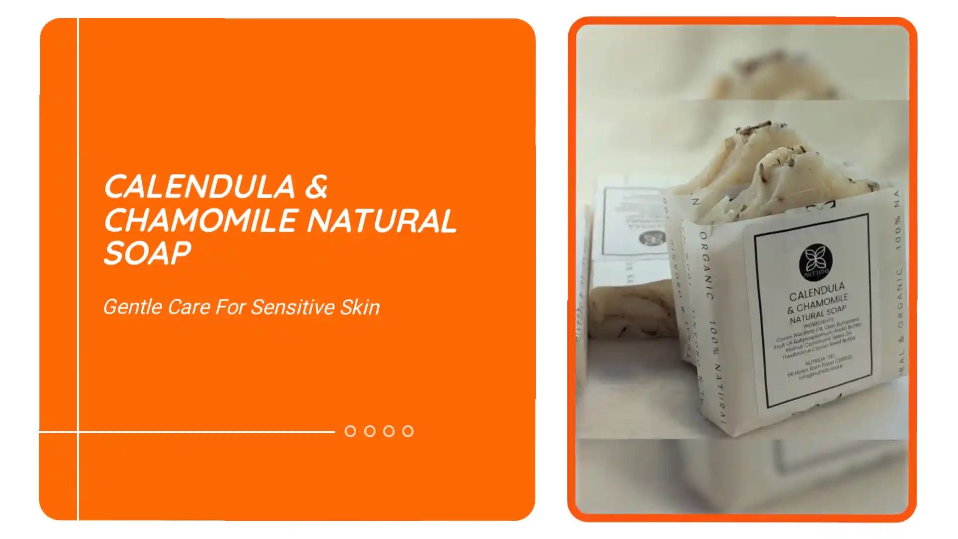 Calendula &amp; Chamomile Natural Soap by@Outfy