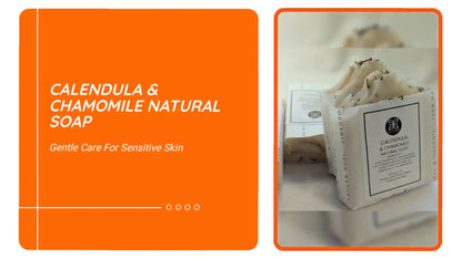 Calendula &amp; Chamomile Natural Soap by@Outfy